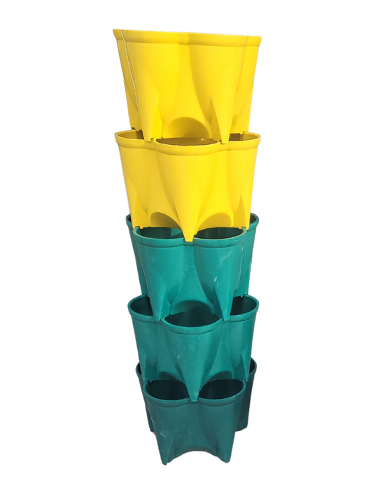 100% Ocean Plastic Growing Tower